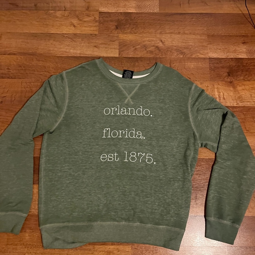 Green Crewneck Sweater